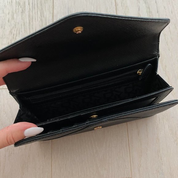 Saffiano Leather Envelope Flap Wallet - Picture 3 of 4